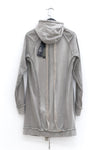 BORIS BIDJAN SABERI mid-length jacket SS22 ZIPPER3.1 FTO00002+F0406C cement color pure cotton